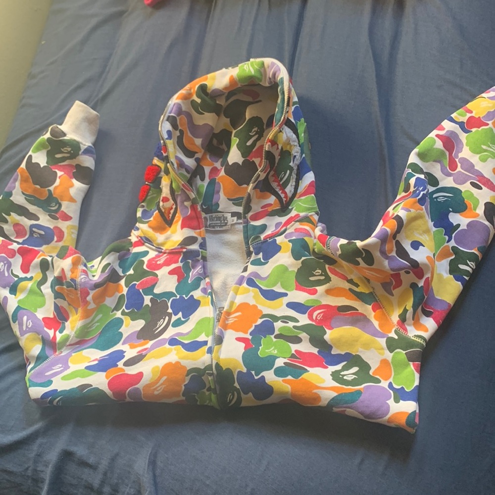 Multi camo Bape hoodie